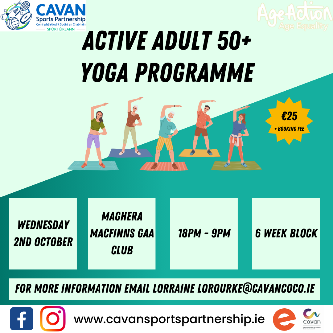 Active Adult 50+ Yoga – Maghera